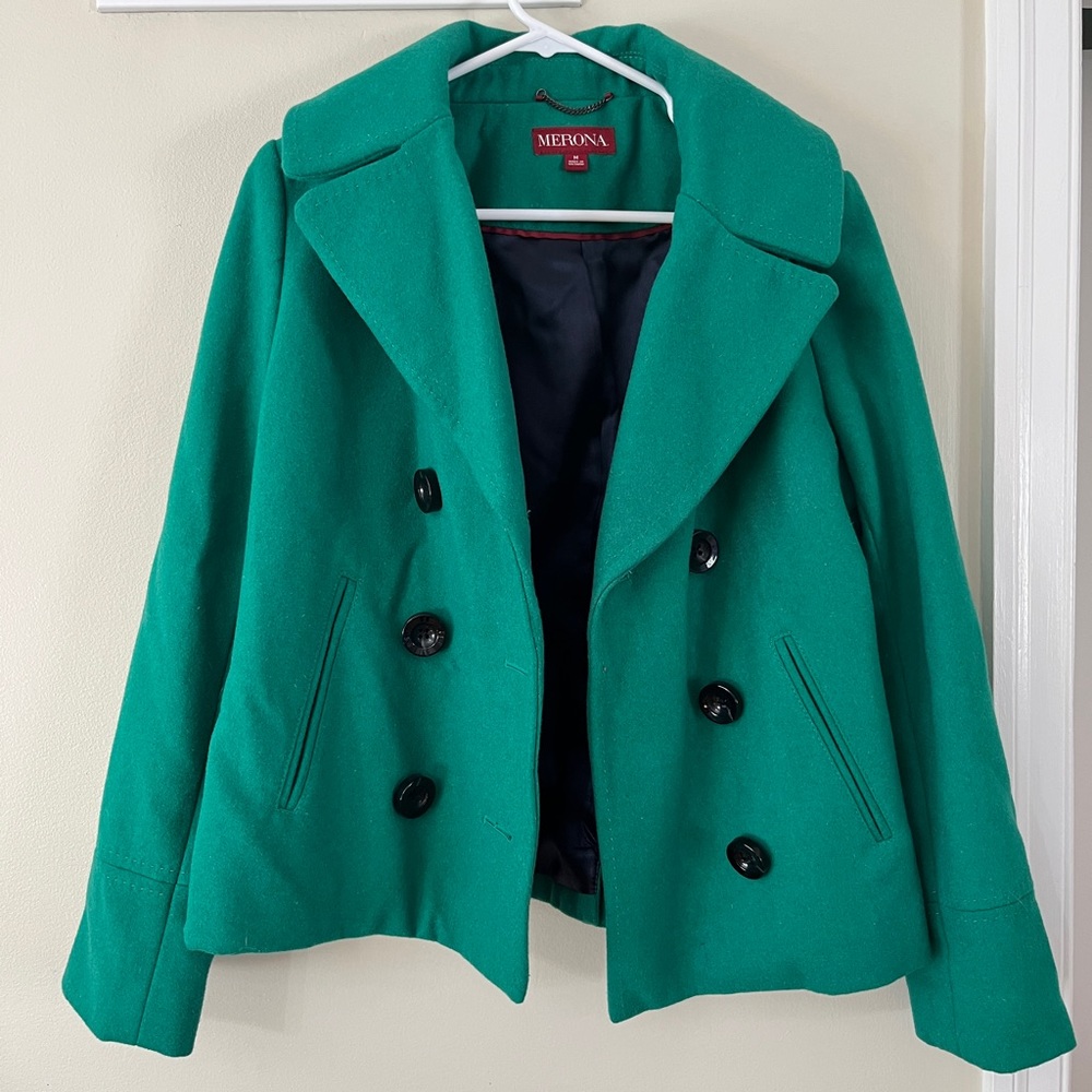 Merona Emerald Green Coat
